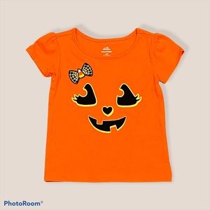 Girl pumpkin Halloween tee
